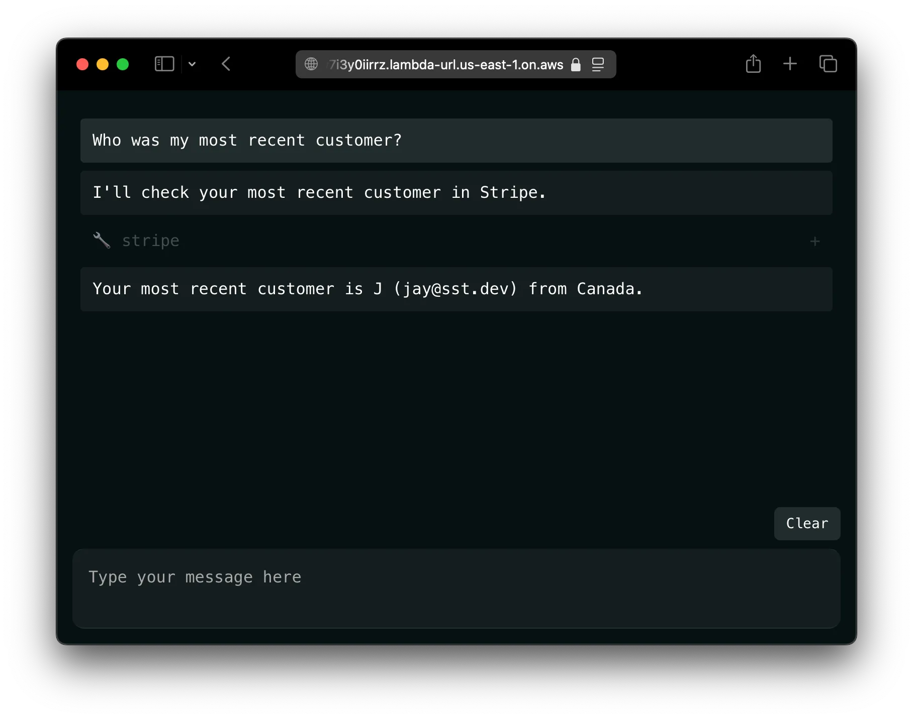 OpenControl chat client